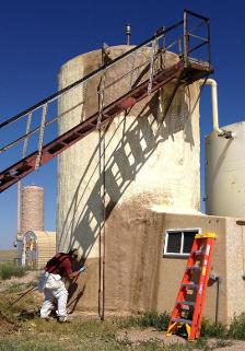 Insulating a Oil Treater